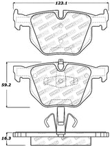 StopTech Performance 06 BMW 330 Series (Exc E90) / 07-09 335 Series Rear Brake Pads Stoptech Brake Pads - Performance  AXOPROS