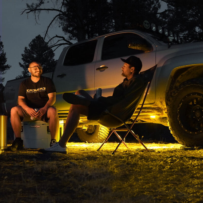 KC HiLiTES Cyclone V2 LED - Rock Light - 6-Light System - Amber - 5W Flood Beam KC HiLiTES Light Bars & Cubes  AXOPROS