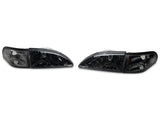 Raxiom 94-98 Mustang Axial Series Cobra Style Headlights- Black Housing (Clear Lens) Raxiom Headlights  AXOPROS