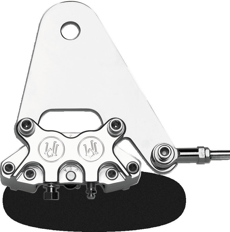 Performance Machine Rear Brake 125x4R x 11.5in Dsc - Chrome Performance Machine Brake Kits - OE  AXOPROS