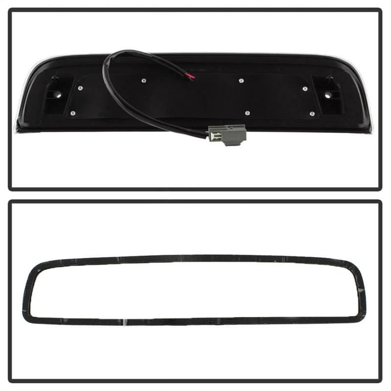 xTune 14-16 Chevrolet Silverado 1500 LED 3rd Brake Light - Smoke (BKL-CSIL14-LED-SM) SPYDER Brake Lights  AXOPROS