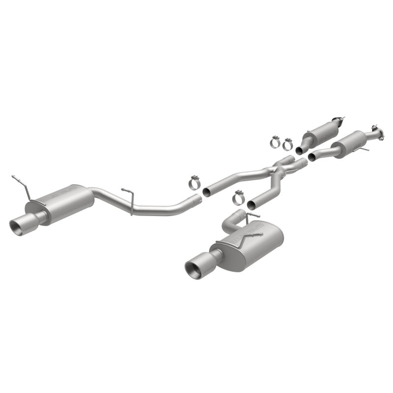 MagnaFlow 11-12 Dodge Durango V8 5.7L Dual Split Rear Exit Stainless Cat Back Performance Exhaust Magnaflow Catback  AXOPROS