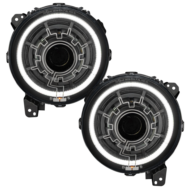 Oracle Lighting 18-22 Jeep Wrangler JL Oculus Bi-LED Projector Headlights ORACLE Lighting Headlights  AXOPROS