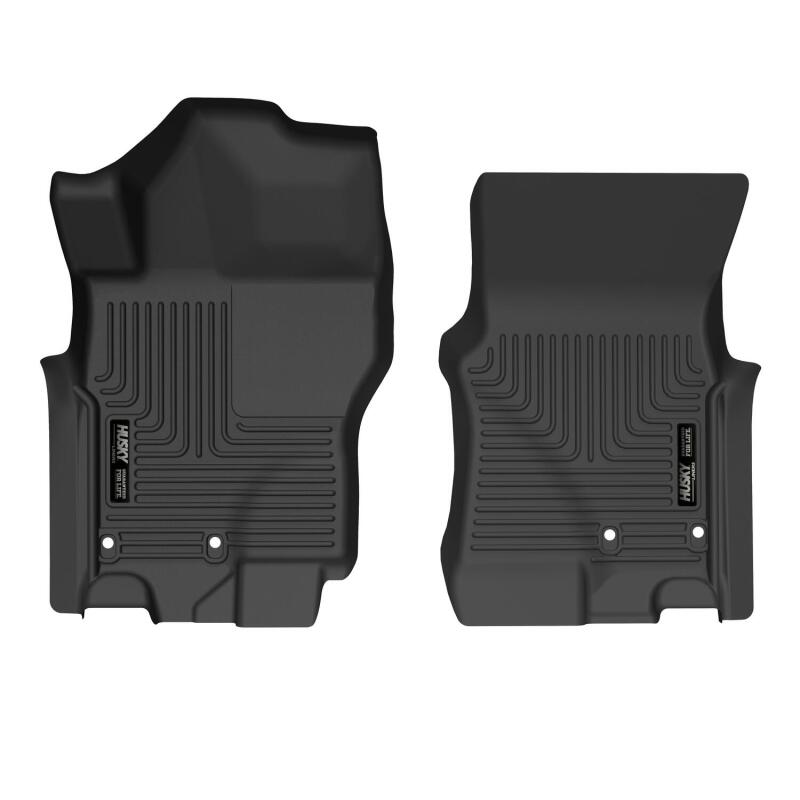 Husky Liners 2022 Nissan Frontier CC Front Floor Liners - Black Husky Liners Floor Mats - Rubber  AXOPROS