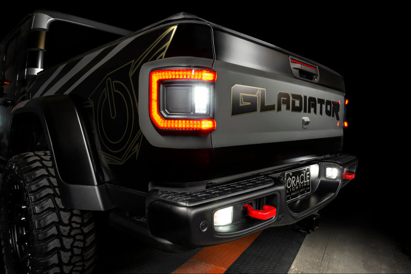 Oracle 2020+ Jeep Gladiator JT Flush Mount LED Tail Lights -  Tinted Lens ORACLE Lighting Tail Lights  AXOPROS
