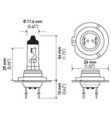 Hella Halogen H7 Bulb Hella Bulbs  AXOPROS