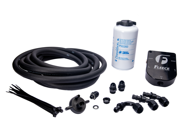 Fleece Performance Fleece Performance 98.5-02 Dodge Cummins Auxiliary Fuel Filter Kit Fuel Filters aftermarket performance part