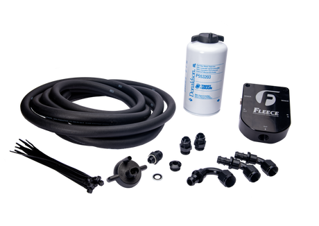 Fleece Performance Fleece Performance 98.5-02 Dodge Cummins Auxiliary Fuel Filter Kit Fuel Filters aftermarket performance part