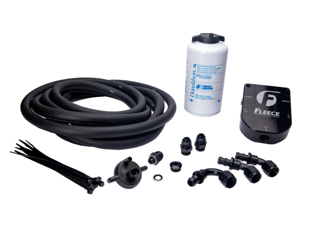 Fleece Performance Fleece Performance 98.5-02 Dodge Cummins Auxiliary Fuel Filter Kit Fuel Filters aftermarket performance part
