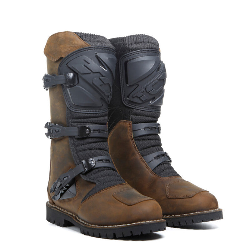 TCX Drifter Waterproof Boot Brown Size - 46 TCX Motorcycle Boots  AXOPROS