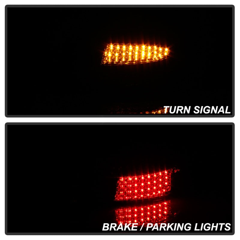 Xtune Porsche 911 996 ( Non 4S. Turbo. GT3 ) 99-04 LED Tail Lights Red Clear ALT-ON-P99699-LED-RC SPYDER Tail Lights  AXOPROS