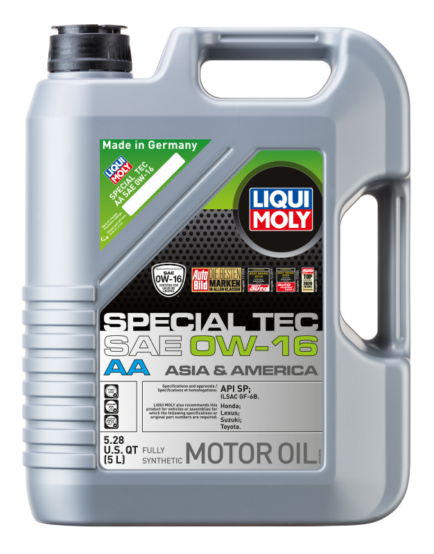 LIQUI MOLY 5L Special Tec AA Motor Oil SAE 0W16 LIQUI MOLY Motor Oils  AXOPROS