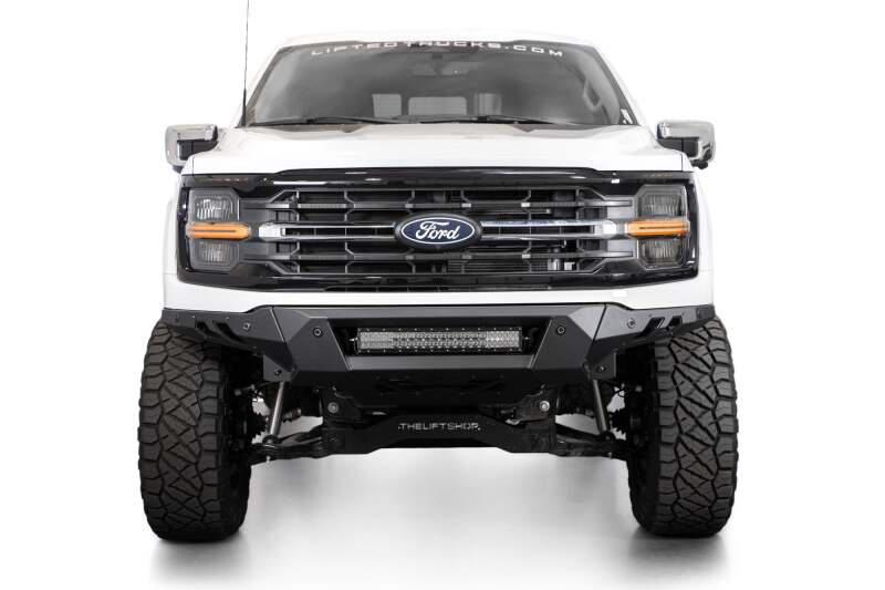 Addictive Desert Designs Addictive Desert Designs 2024 Ford F-150 Black Label - Front Bumper Bumpers - Steel aftermarket performance part