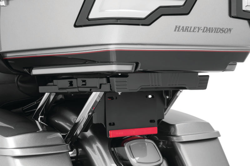 Kuryakyn Quick Adjust Tour-Pak Relocator 14-Up Touring Black Kuryakyn Cargo Organization  AXOPROS