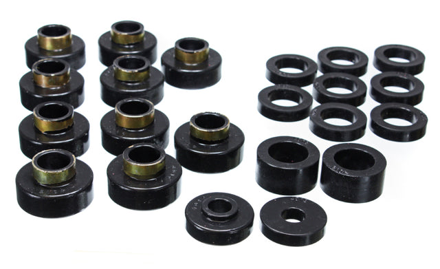 Energy Suspension Cj5-7 Body Mounts - Black Energy Suspension Bushing Kits  AXOPROS