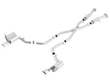 Borla 2015 Jeep Grand Cherokee SRT8 ATAK Dual Round Rolled Exit Catback Exhaust Borla Catback  AXOPROS
