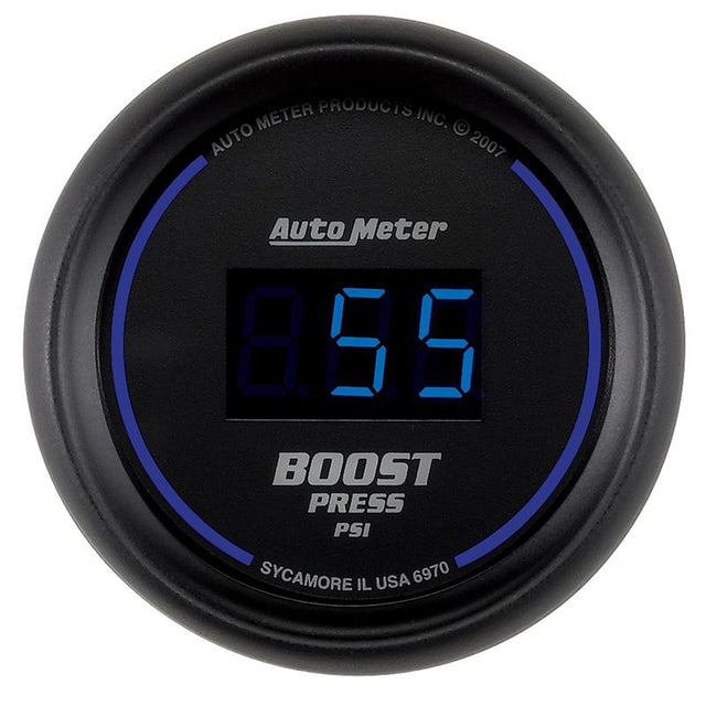 AutoMeter Autometer Cobalt Digital 52mm Digital 5-60 PSI Boost Gauge Gauges aftermarket performance part