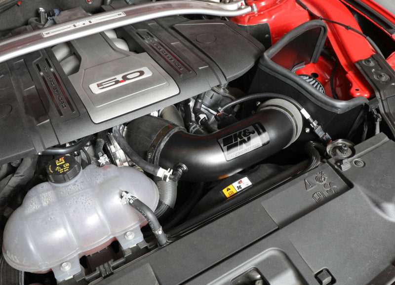 K&N 2018 Ford Mustang GT V8 5.0L F/I Performance Intake Kit K&N Engineering Cold Air Intakes  AXOPROS