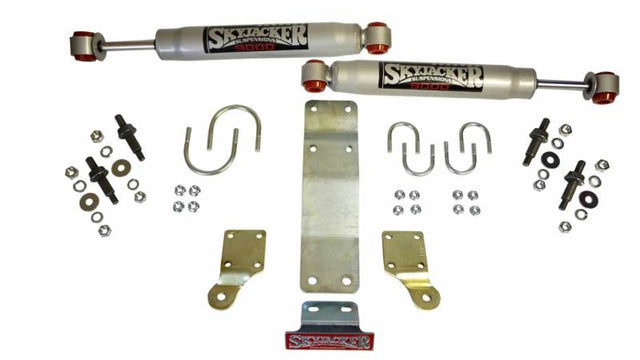 Skyjacker 2007-2017 Jeep Wrangler (JK/JKU) (Use w/ JK717TR) Dual Steering Damper Kit w/ 9000 Series Skyjacker Steering Dampers  AXOPROS