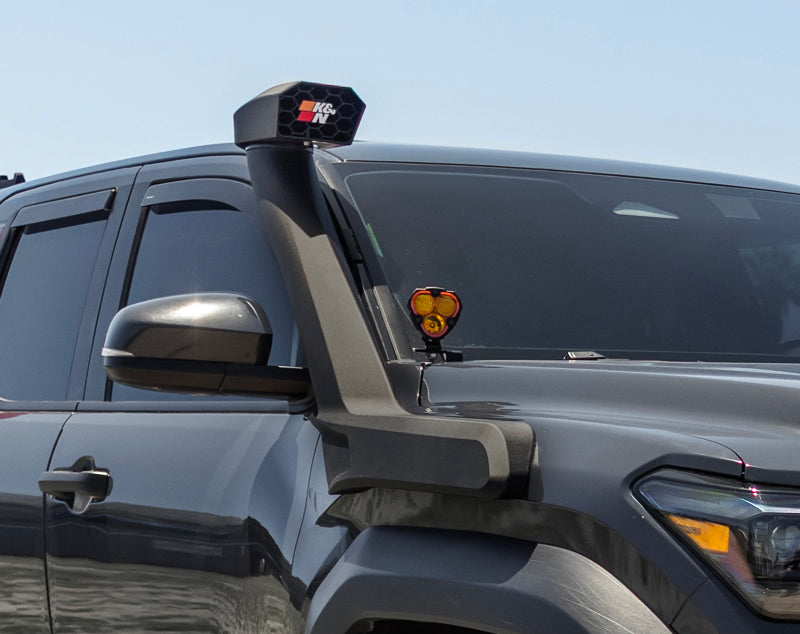 K&N 2024 Toyota Tacoma L4-2.4 Turbo Elevated Intake Kit (Snorkel) K&N Engineering Scoops & Snorkels  AXOPROS
