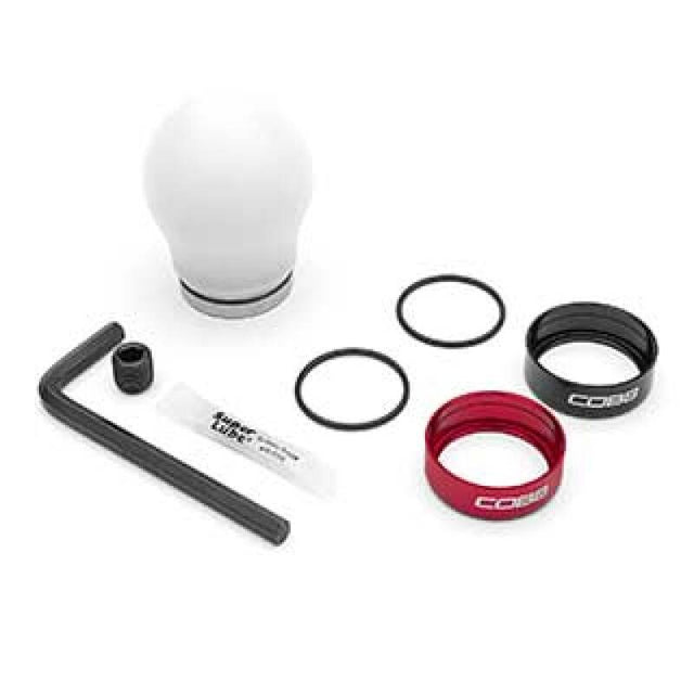 COBB 04-23 Volkswagen Golf GTI / 14-24 Volkswagen Golf R Weighted Shift Knob - White COBB Shift Knobs  AXOPROS