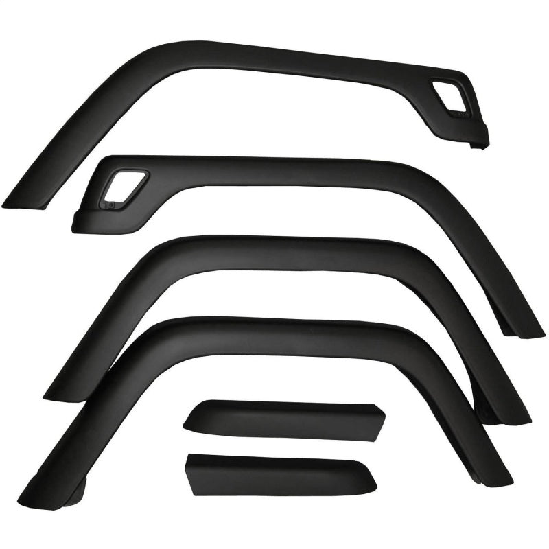 Omix 6-Piece Fender Flare Kit- 97-06 Jeep Wrangler OMIX Fender Flares  AXOPROS