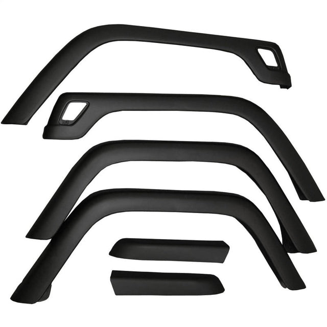 Omix 6-Piece Fender Flare Kit- 97-06 Jeep Wrangler OMIX Fender Flares  AXOPROS