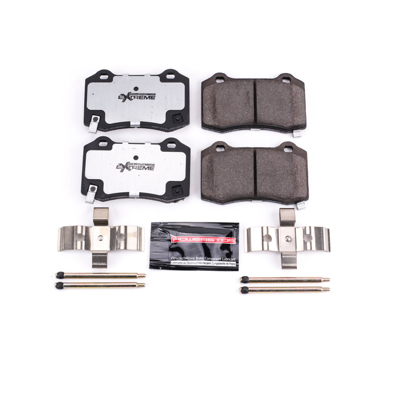 Power Stop 12-23 Dodge Charger Rear Z26 Extreme Street Brake Pads w/Hardware PowerStop Brake Pads - Performance  AXOPROS