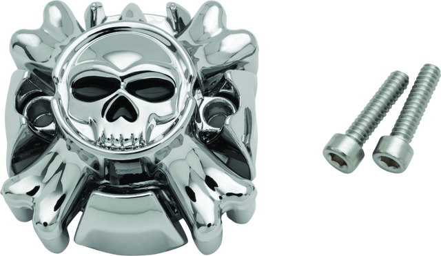 Kuryakyn Replacement Zombie Grip Emblems Without Throttle Boss Chrome Kuryakyn Grips  AXOPROS