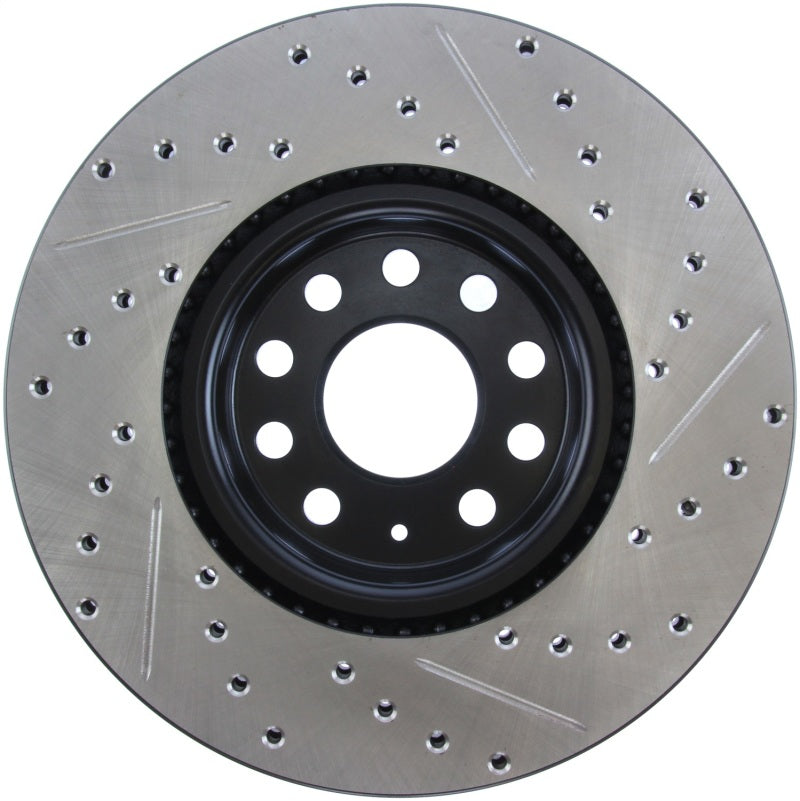 StopTech Slotted & Drilled Sport Brake Rotor Stoptech Brake Rotors - Slot & Drilled  AXOPROS