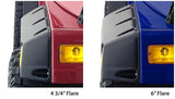 Bushwacker 97-06 Jeep TJ Max Pocket Style Flares 4pc - Black Bushwacker Fender Flares  AXOPROS