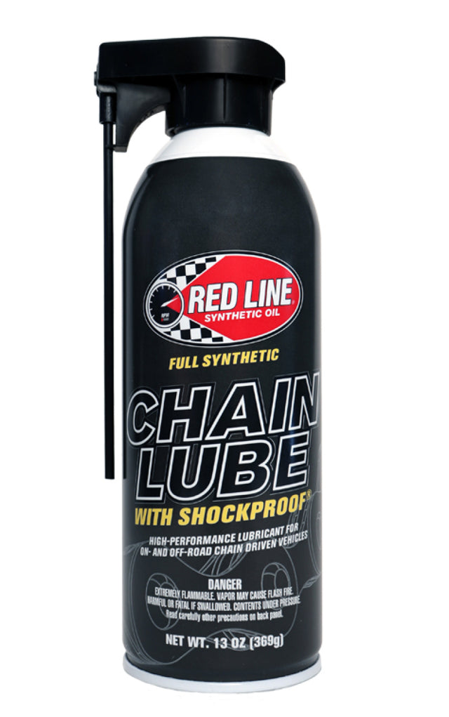 Red Line Chain Lube Aerosol 13oz Red Line Greases & Lubricants  AXOPROS