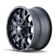 Mayhem 8015 Warrior 20x9 / 8x180 BP / 18mm Offset / 124.1mm Hub Matte Black Wheel Mayhem Wheels - Cast  AXOPROS