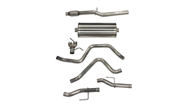 Corsa 19-23 Chevy Silverado/GMC Sierra 6.2L Crew Cab Short Bed 147.5 Cat-Back Dual Rear Exit No Tips CORSA Performance Catback  AXOPROS