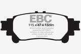 EBC 13+ Lexus GS350 3.5 RWD Ultimax2 Rear Brake Pads EBC Brake Pads - OE  AXOPROS