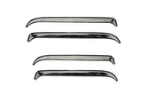 AVS 77-85 Buick Lesabre Ventshade Front & Rear Window Deflectors 4pc - Stainless AVS Wind Deflectors  AXOPROS