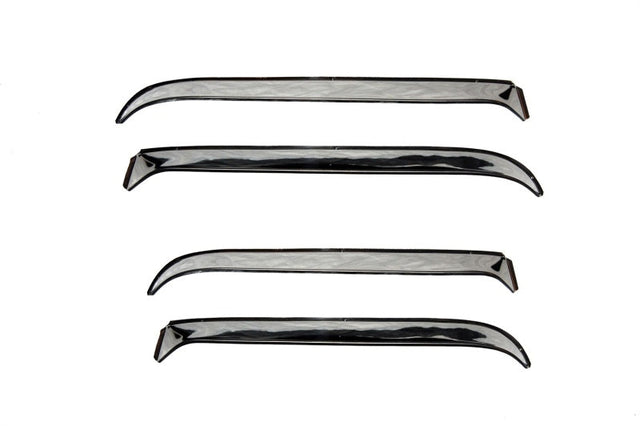 AVS 77-85 Buick Lesabre Ventshade Front & Rear Window Deflectors 4pc - Stainless AVS Wind Deflectors  AXOPROS