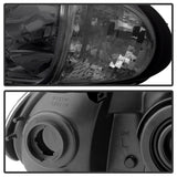 Xtune Honda Del Sol 93-97 1Pc Crystal Headlights Smoke HD-ON-HDEL93-1P-SM SPYDER Headlights  AXOPROS