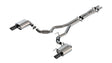 Borla 2024 Ford Mustang GT 5.0L V8 w/o Active Exhaust S-Type Cat-Back Exhaust System - Black Chrome Borla Catback  AXOPROS