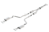 Borla 09-14 Dodge Challenger R/T 5.7L RWD 2Dr. Dual Rctgl. Angle S-Type CB Exhaust - Rear Split Exit Borla Catback  AXOPROS