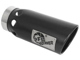 aFe aFe Large Bore-HD 4in 409SS DPF-Back Exhaust System w/Black Tip 20 GM Diesel Trucks V8-6.6L (td) L5P DPF Back aftermarket performance part