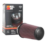 K&N Universal Rubber Filter 4inch FLG / 6inch OD-B / 4-5/8inch OD-T / 9inch H K&N Engineering Air Filters - Universal Fit  AXOPROS