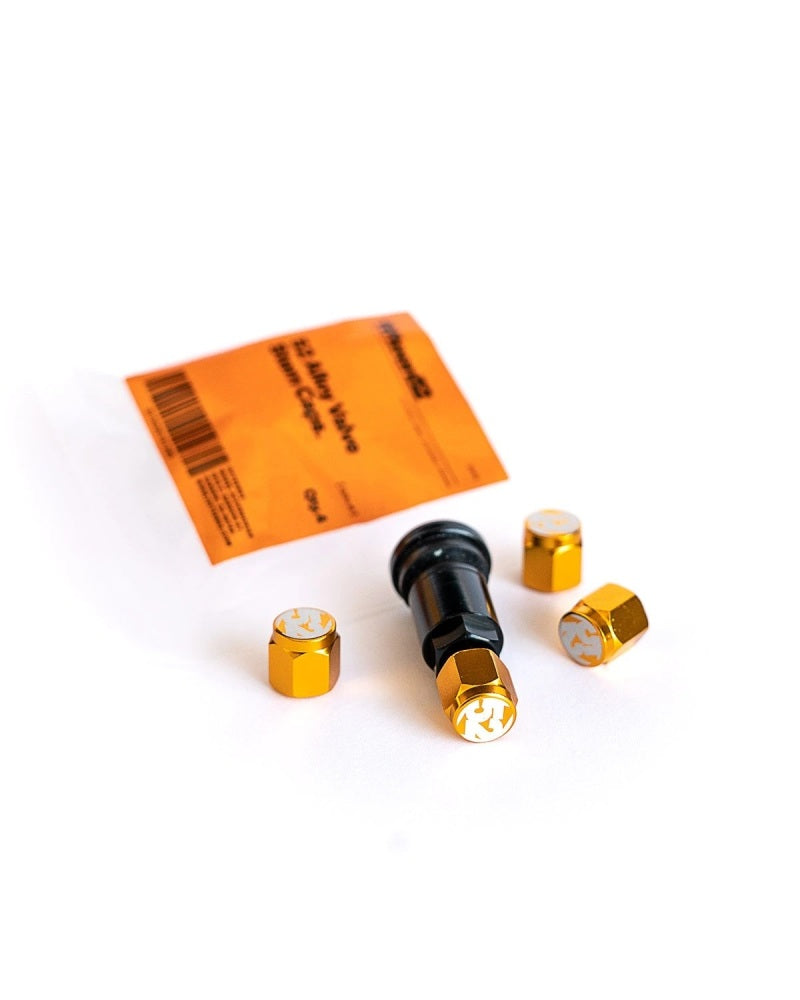 fifteen52 Fifteen52 Valve Stem Cap Set - Gold - 4 Pieces Wheel Accessories aftermarket performance part