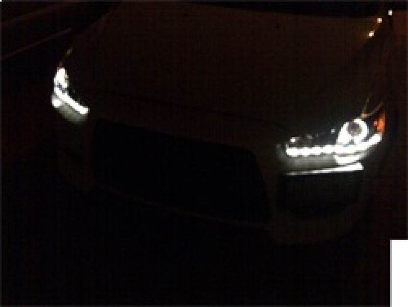 Spyder Mitsubishi Lancer/EVO-10 08-14 Projector Xenon/HID- LED Halo DRL Blk PRO-YD-ML08-HID-DRL-BK SPYDER Headlights  AXOPROS