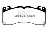 EBC 15-23 Ford Mustang 5.0L (Gen 6) Redstuff Front Brake Pads EBC Brake Pads - Performance  AXOPROS