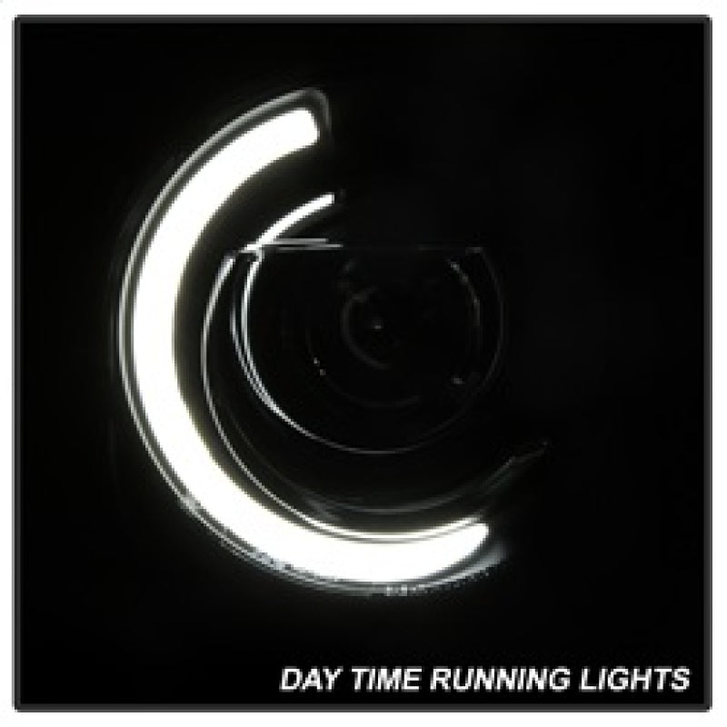 xTune 15-17 Jeep Renegade Light Bar DRL Projector Headlights -Black (PRO-JH-JREN-LBDRL-BK) SPYDER Headlights  AXOPROS
