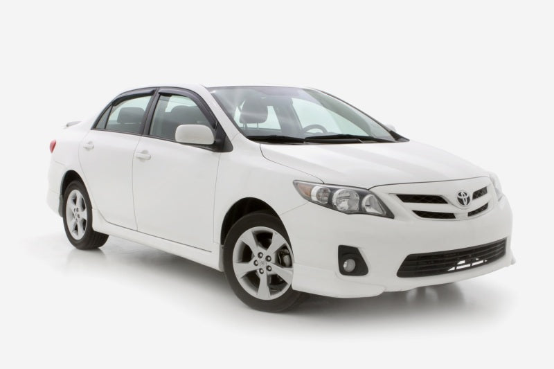 AVS 09-13 Toyota Corolla Ventvisor In-Channel Front & Rear Window Deflectors 4pc - Smoke AVS Wind Deflectors  AXOPROS