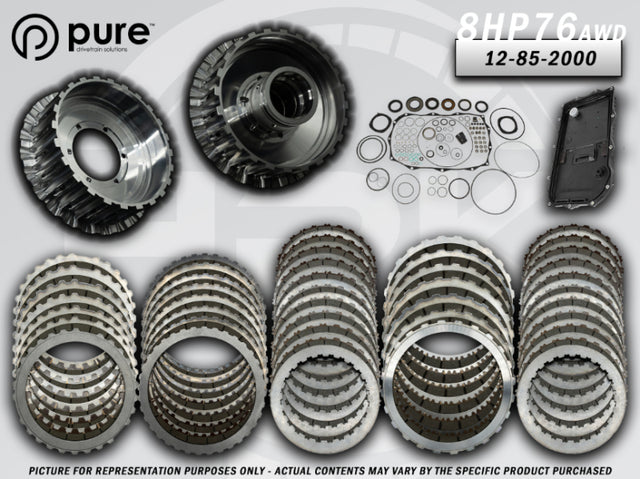 Pure Drivetrain Solutions Pure Drivetrain 8HP76 High Performance Transmission Hard Parts Kit - AWD - Stage 2 Transmission Rebuild Kits aftermarket performance part