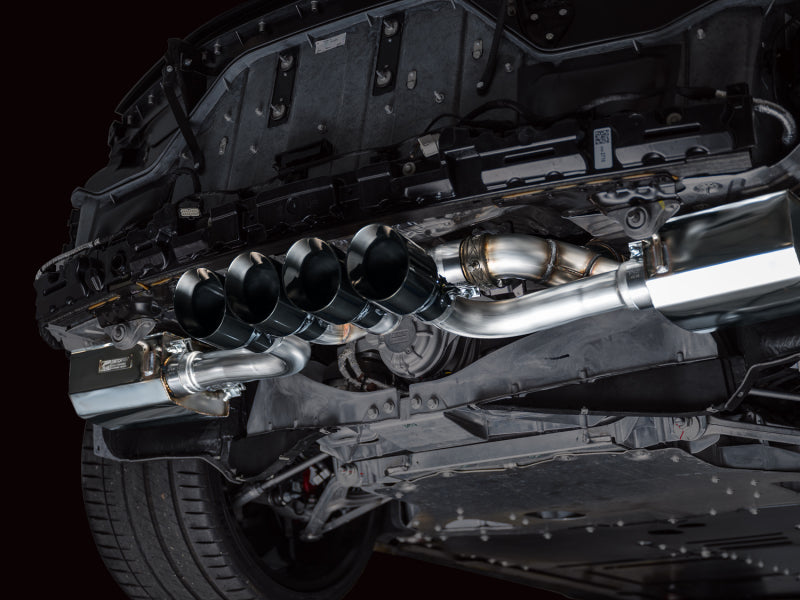 AWE 2023 C8 Corvette Z06 SwitchPath Cat-Back Exhaust - Diamond Black Tips AWE Tuning Catback  AXOPROS