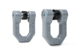 DV8 Offroad Elite Series D-Ring Shackles - Pair (Gray) DV8 Offroad Bumper Accessories  AXOPROS